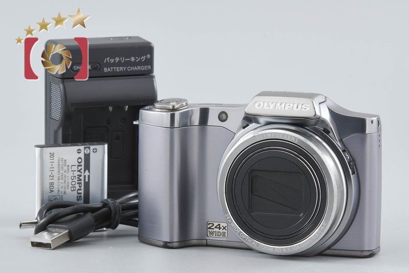 【中古】OLYMPUS オリンパス SZ-14 シルバー コンパクトデジタルカメラ
