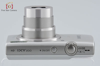 【中古】Canon キヤノン IXY 200 シルバー コンパクトデジタルカメラ