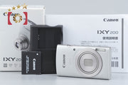 【中古】Canon キヤノン IXY 200 シルバー コンパクトデジタルカメラ 元箱付き