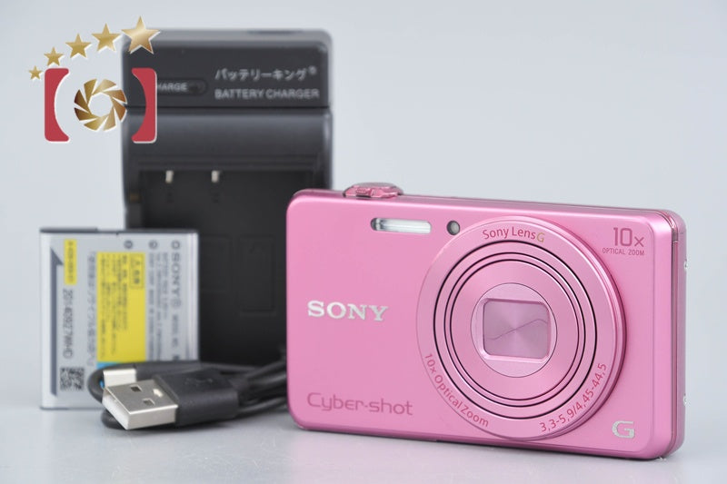 【中古】SONY ソニー Cyber-shot DSC-WX220 ピンク デジタルスチルカメラ 多言語対応