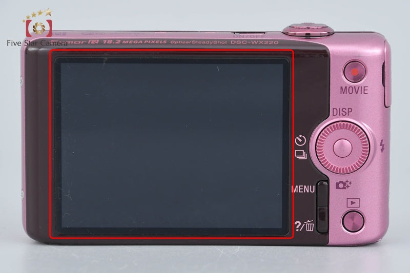 中古】SONY ソニー Cyber-shot DSC-WX220 ピンク デジタルスチルカメラ