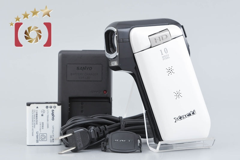 【中古】SANYO 三洋電機 Xacti DMX-CG11 ホワイト デジタルムービーカメラ