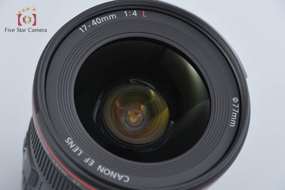 【中古】Canon キヤノン EF 17-40mm f/4 L USM 元箱付き