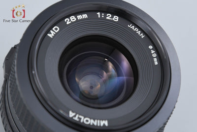 【中古】MINOLTA ミノルタ New MD 28mm f/2.8