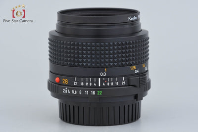 【中古】MINOLTA ミノルタ New MD 28mm f/2.8
