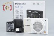 【中古】Panasonic パナソニック LUMIX DMC-SZ10 ホワイト コンパクトデジタルカメラ 元箱付き