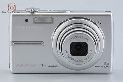 【中古】OLYMPUS オリンパス Camedia FE-240 シルバー コンパクトデジタルカメラ