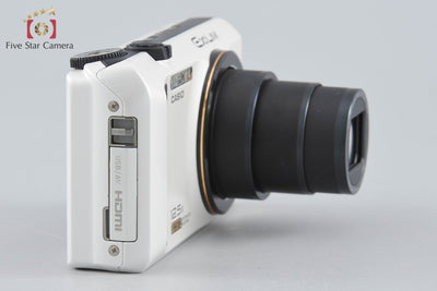 【中古】CASIO カシオ HIGH SPEED EXILIM EX-ZR100 ホワイト コンパクトデジタルカメラ