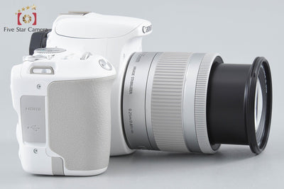 【中古】Canon キヤノン EOS Kiss X9 EF-S 18-55 IS STM レンズキット ホワイト シャッター回数僅少 元箱付き