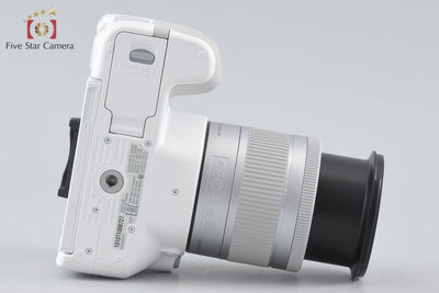 【中古】Canon キヤノン EOS Kiss X9 EF-S 18-55 IS STM レンズキット ホワイト シャッター回数僅少 元箱付き
