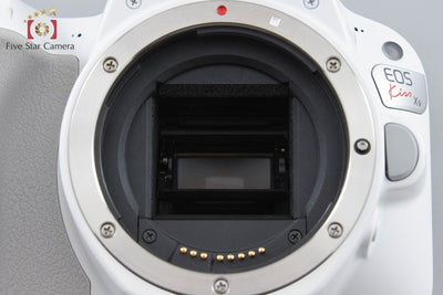 【中古】Canon キヤノン EOS Kiss X9 EF-S 18-55 IS STM レンズキット ホワイト シャッター回数僅少 元箱付き