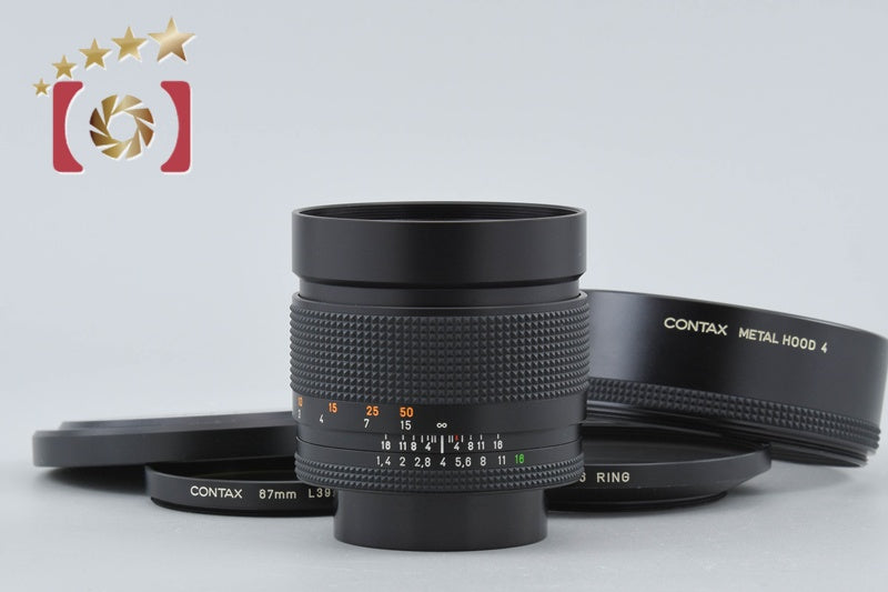 【中古】CONTAX コンタックス Carl Zeiss Planar 85mm f/1.4 T* MMJ