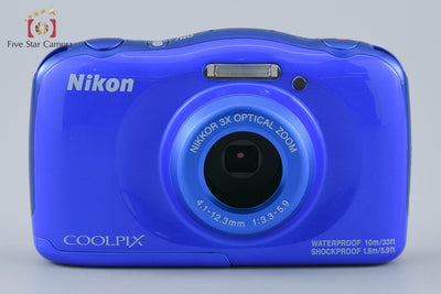 【中古】Nikon ニコン COOLPIX W150 ブルー コンパクトデジタルカメラ 元箱付き