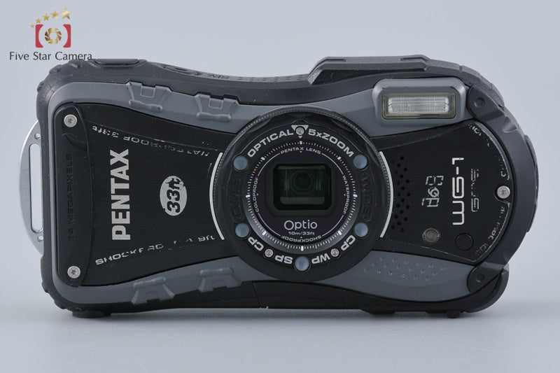 中古】RICOH リコー PENTAX ペンタックス Optio WG-1 GPS グレー 防水