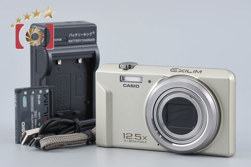 【中古】Casio カシオ EXILIM EX-ZS150 ゴールド コンパクトデジタルカメラ