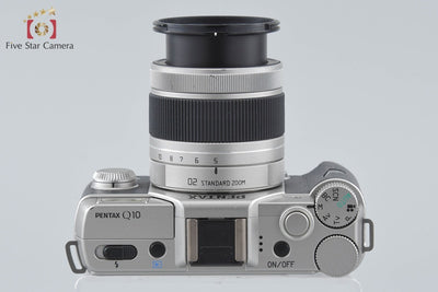 【中古】PENTAX ペンタックス Q10 ズームレンズキット シルバー シャッター回数僅少
