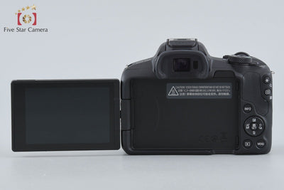 【中古】Canon キヤノン EOS R50 ダブルズームキット ブラック シャッター回数僅少