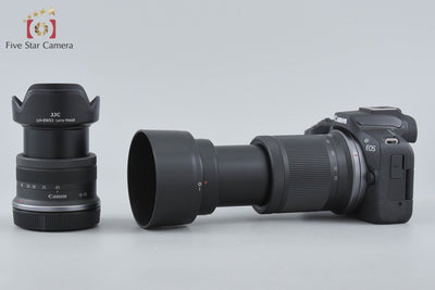 【中古】Canon キヤノン EOS R50 ダブルズームキット ブラック シャッター回数僅少
