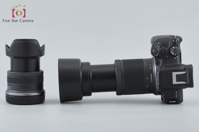 【中古】Canon キヤノン EOS R50 ダブルズームキット ブラック シャッター回数僅少