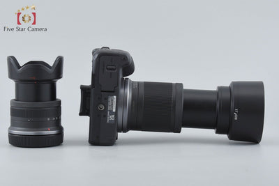 【中古】Canon キヤノン EOS R50 ダブルズームキット ブラック シャッター回数僅少