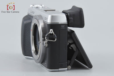 【中古】Panasonic パナソニック LUMIX DMC-GX7 シルバー ミラーレス一眼カメラ シャッター回数僅少