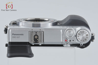 【中古】Panasonic パナソニック LUMIX DMC-GX7 シルバー ミラーレス一眼カメラ シャッター回数僅少