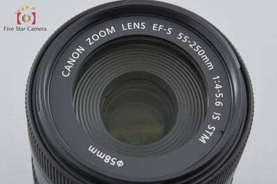 【中古】Canon キヤノン EF-S 55-250mm f/4-5.6 IS STM