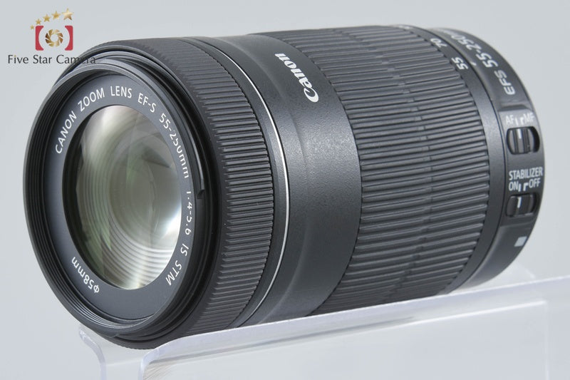 中古】Canon キヤノン EF-S 55-250mm f/4-5.6 IS STM – Five Star