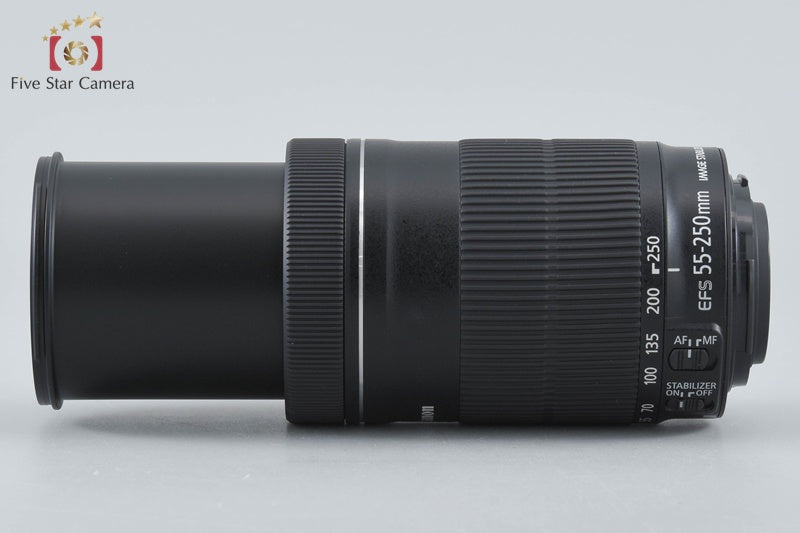 中古】Canon キヤノン EF-S 55-250mm f/4-5.6 IS STM – Five Star