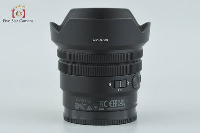 【中古】SONY ソニー E 10-20mm f/4 PZ G SELP1020G 元箱付き