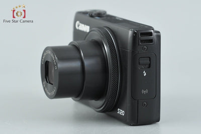 【中古】Canon キヤノン PowerShot S120 ブラック コンパクトデジタルカメラ 元箱付き