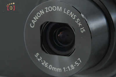 【中古】Canon キヤノン PowerShot S120 ブラック コンパクトデジタルカメラ 元箱付き