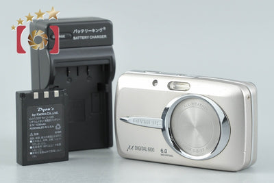 【中古】OLYMPUS オリンパス μ DIGITAL 600 シルバー コンパクトデジタルカメラ