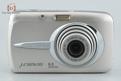 【中古】OLYMPUS オリンパス μ DIGITAL 600 シルバー コンパクトデジタルカメラ