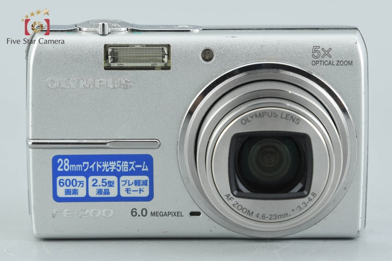 OLYMPUS デジタルカメラ デジカメ　FE-200 中古】OLYMPUS オリンパス Camedia FE-200 シルバー コンパクト