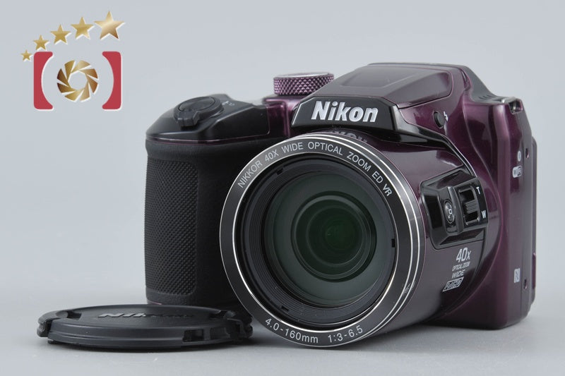[Used] Nikon COOLPIX B500 Plum Compact Digital Camera