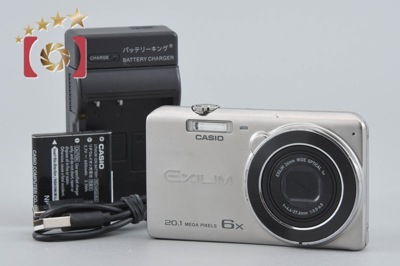 【中古】CASIO カシオ EXILIM EX-ZS35 シルバー コンパクトデジタルカメラ