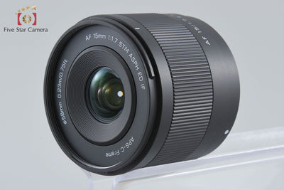 【中古】VILTROX ビルトロックス 15mm f/1.7 AIR STM ASPH ED IF ソニーEマウント APS-C用 元箱付き