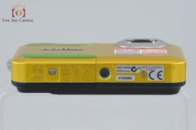【中古】PENTAX ペンタックス Optio WS80 イエロー コンパクトデジタルカメラ