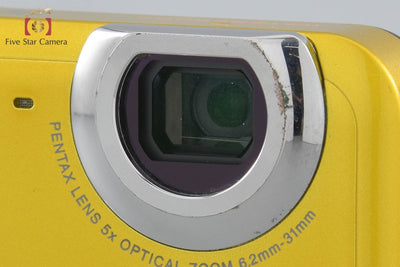 【中古】PENTAX ペンタックス Optio WS80 イエロー コンパクトデジタルカメラ
