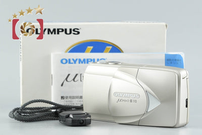 【中古】OLYMPUS オリンパス μ[mju:]-II ミューII 110 コンパクトフィルムカメラ 元箱付き