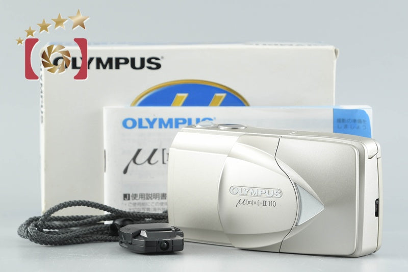 【中古】OLYMPUS オリンパス μ[mju:]-II ミューII 110 コンパクトフィルムカメラ 元箱付き