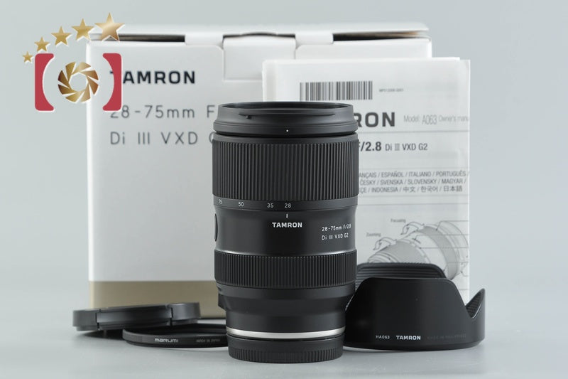 【中古】TAMRON タムロン A063 28-75mm f/2.8 Di III VXD G2 ソニーEマウント用 元箱付き