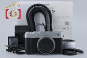 【中古】FUJIFILM 富士フイルム X-E5 XF 23mm レンズキット シルバー 元箱付き