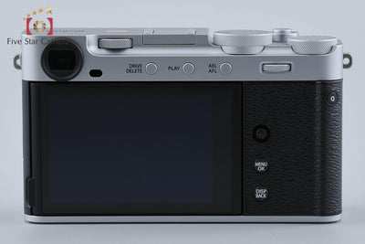【中古】FUJIFILM 富士フイルム X-E5 XF 23mm レンズキット シルバー 元箱付き