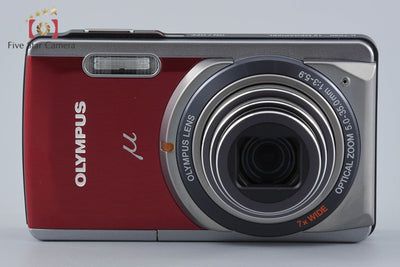 【中古】OLYMPUS オリンパス μ-7020 レッド コンパクトデジタルカメラ