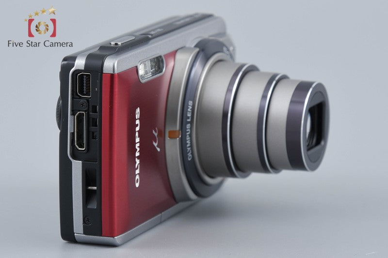 中古】OLYMPUS オリンパス μ-7020 レッド コンパクトデジタルカメラ
