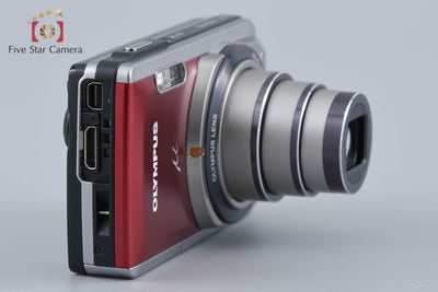 【中古】OLYMPUS オリンパス μ-7020 レッド コンパクトデジタルカメラ