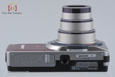 【中古】OLYMPUS オリンパス μ-7020 レッド コンパクトデジタルカメラ