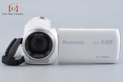 【中古】Panasonic パナソニック HC-V480MS ホワイト デジタルハイビジョンビデオカメラ